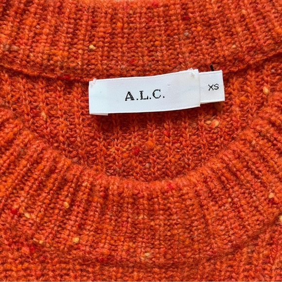 A.L.C. Georgina Colorblock Stripe Wool Cashmere Striped Sweater Sz XS *P3 - Picture 4 of 5